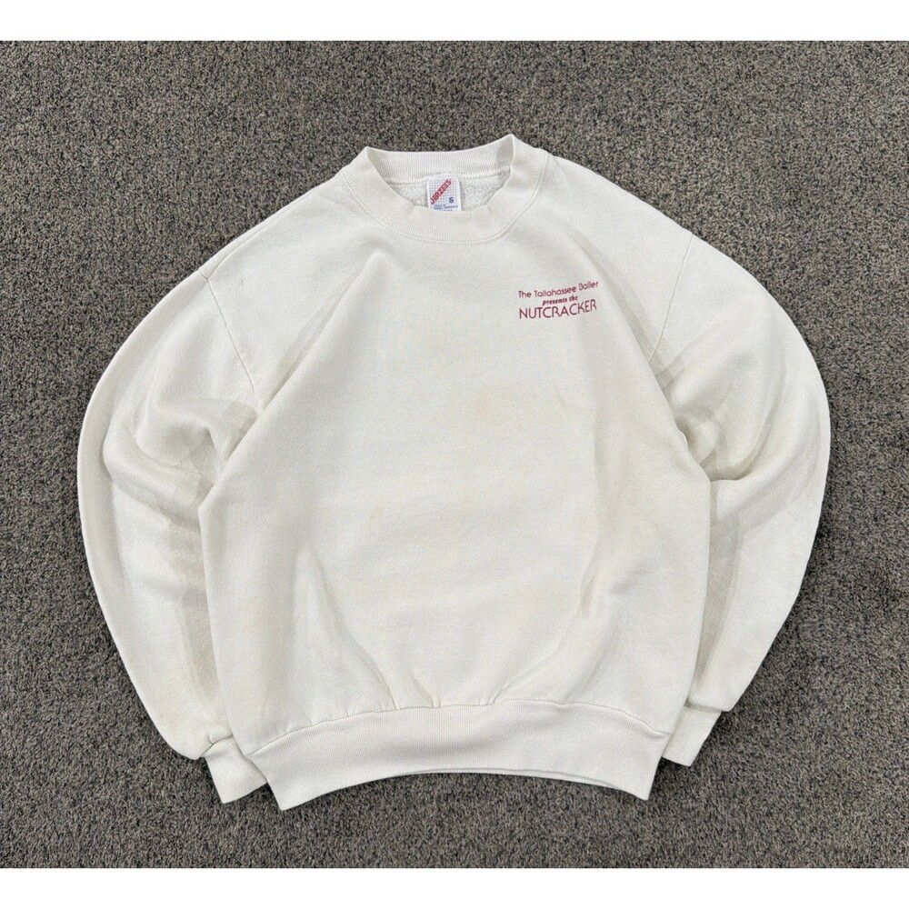 Vintage 90s Tallahassee Ballet Nutcracker Sweatshirt S Jerzees USA Mouse